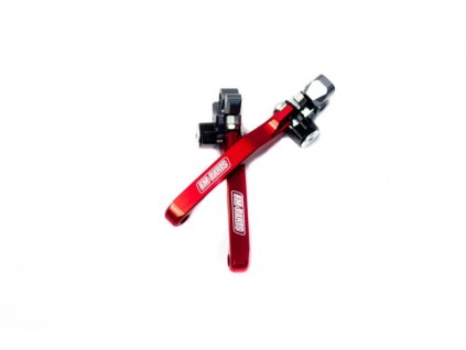 FM-PARTS Sada spojkovej a brzdovej páčky (výklopné) Beta RR / X-Trainer (13–24) – červená