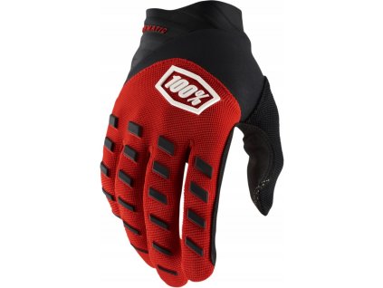 100% Rukavice CROSS/Enduro Airmatic Red/Black červené/čierne