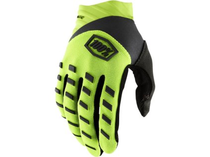 100% Rukavice CROSS/Enduro Airmatic žlté fluo/čierne