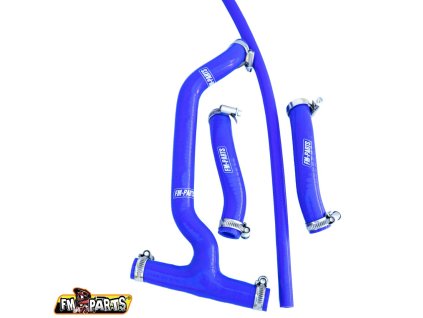 FM-PARTS Silikónové hadice chladičov Sherco 250/300 '13-'24 modré