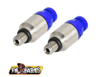 FM-PARTS Odvzdušňováky predných tlmičov Showa / Kayaba M5 – modré