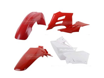 POLISPORT Sada plastov Gas Gas EC/EC-E 125 '05-'06; EC/EC-E 200 '05-'06; EC/EC-E 250 '05-'06; EC-EC-E 300 '05-'06 EC/EC-F '05-'06 červená
