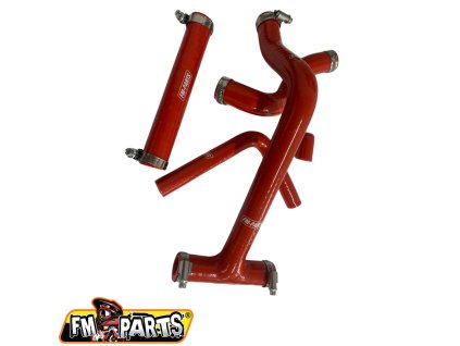 FM-PARTS Silikónové hadice chladičov Beta RR 250/300 '20-'24 červené