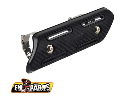 FM-PARTS Univerzálny kryt výfukového zvodu 4T – čierny