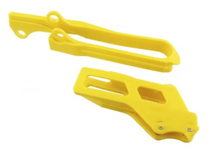 POLISPORT Zadné + predné vodidlo reťaze Suzuki RMZ 250 '12-'18 žlté