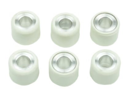 ATHENA Valčeky variátora 6 ks. 15 × 12 mm 5 Gr. Aprilia Amico/Gulliver/Scarabeo/Sonic/SR 50, Piaggio Bravo/Ciao/Grillo 50, Yamaha Bws/Cs/Ct/Cw/Jog/Yh/Yn/Yq/YW 50
