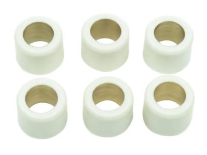 ATHENA Valčeky variátora 6 ks. 16 × 13 mm 8,5 Gr. Yamaha Yq/YW/Yn/Ym/Jog/Yh/Bws 50, Suzuki Ux/Uf/Ay/Ap/Ah 50, Piaggio Zip/Liberty 50, Peugeot Elyseo/Looxor 50, Kymco Dj/Dink 50