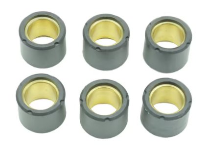 ATHENA Valčeky variátora 6 ks. 19 × 15,5 mm 5,8 Gr. Derbi ATLANTIS/GP1/DNA/RUNNER/TYPHOON 50, Piaggio Fly/Free/Liberty/Nrg/Zip/Vespa ET2/ET4/LX 50