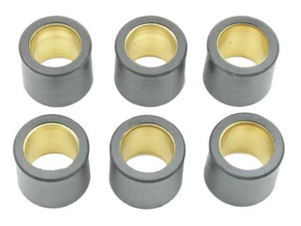 ATHENA Valčeky variátora 6 ks. 19 × 17 mm 11,5 Gr. Aprilia SR 125/150, Derbi Boulevard 125/150/200, Gilera Dna/Runner 125/180, Typhoon 125, Piaggio Fly/Hexagon/Skipper 125/150