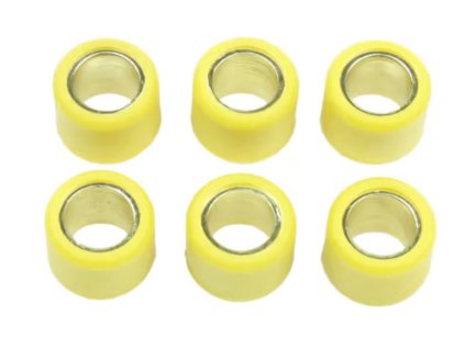 ATHENA Valčeky variátora 6 ks. 15 × 12 mm 5,6 Gr. Aprilia Amico /Area / Gulliver / Rally / Sonic / SR 50, Scarabeo 50 / 100, Beta Ark 50, Yamaha Bws / CR / Cs / Cw / Jog / Yh / Yq / YW 50