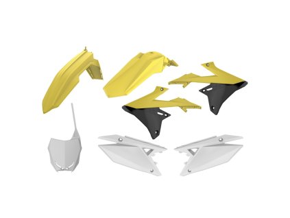 POLISPORT Sada plastov Suzuki RMZ 250 '19-'24; RMZ 450 '18-'24 OEM žltá