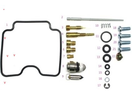 BEARING WORX Opravná sada karburátora Suzuki DRZ 400S/SM '00-'17