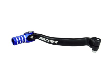 SCAR Radiaca páčka Kawasaki KX 250 '19-'25, KX 250F '09-'18, KX 250X '21-'25 čierna/modrá