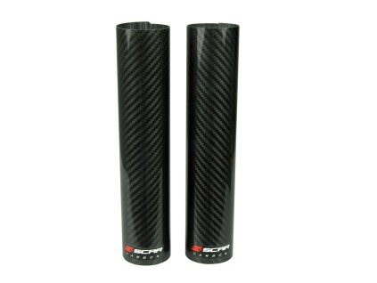 SCAR Samolepiace kryty dolnej časti rúr tlmičov Carbon 240 × 52 mm (veľké Motocykle)