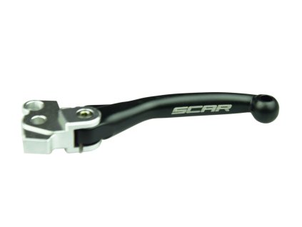 SCAR Spojková páčka (výklopná) Kawasaki KX 250 (21–24), KX 450 (19–24) – čierna