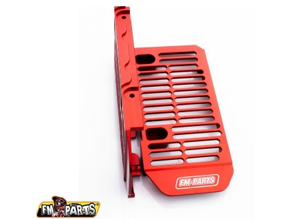 FM-PARTS Kryty chladičov – hliníkové Rieju Mr (21–23) – červené