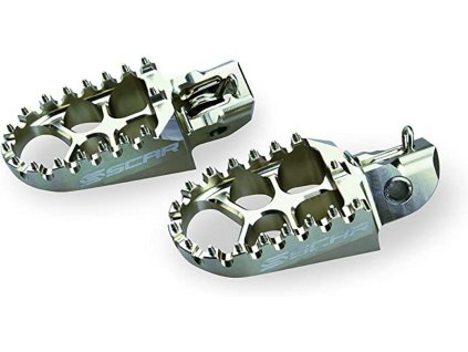 SCAR Stupačky hliníkové Kawasaki KXF '06-'17, KXF 450 '07-'17, CRF 250 '02-'17 vo farbe titánu