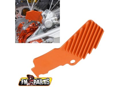 FM-PARTS Chladič zadného brzdového strmeňa KTM (08–22), Husqvarna (08–22) – oranžový