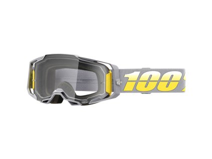 100% Okuliare Armega Complex – sivé/žlté, číre sklo