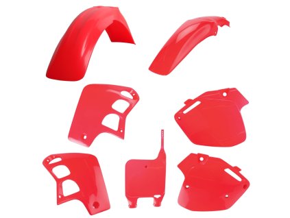 POLISPORT Sada plastov Honda CR 500 '91-'94 OEM červená Fluo-R