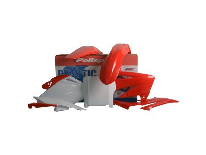 POLISPORT Sada plastov Honda CRF 250R '06-'07 červená/biela OEM