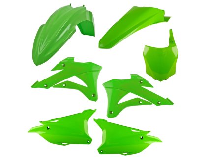 POLISPORT Sada plastov Kawasaki KX 85 '22-'24; KX 100 '22-'24; KX 112 '22-'24 zelená
