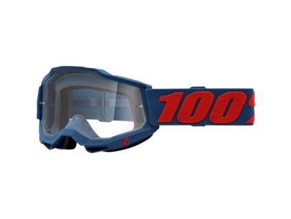 100% Okuliare Accuri 2 Odeon – modré/červené, číre sklo