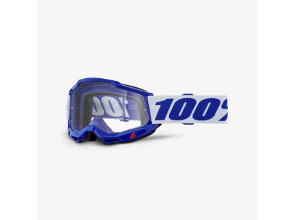 100% Okuliare Accuri 2 – modré/biele, číre sklo