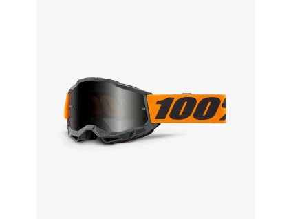 100% Okuliare Accuri 2 Sand – čierne/oranžové, dymové sklo