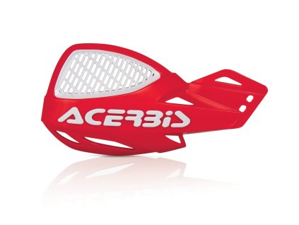 ACERBIS Chrániče rúk MX Uniko Vented – bielo-červené