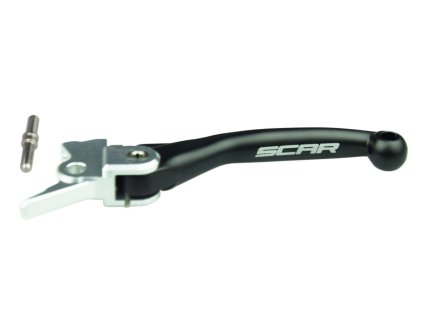 SCAR Spojková páčka (výklopná) KTM 65 SX (14–24), 85 SX (13–24) – čierna