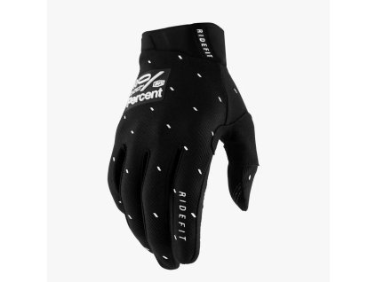 100% Rukavice CROSS/Enduro Ridefit Slasher čierne/biele