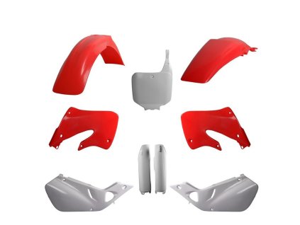 POLISPORT Sada plastov Honda CR 125 '98-'99; CR 250 '97-'99 OEM červená/biela