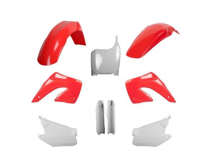 POLISPORT Sada plastov Honda CR 125 '00-'01; CR 250 '00-'01 OEM červená/biela
