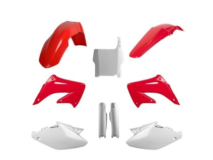POLISPORT Sada plastov Honda CR 125 '04-'07; CR 250 '04-'07 OEM červená/biela