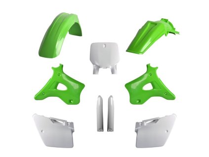 POLISPORT Sada plastov Kawasaki KX 125/250 '96-'98 zelená OEM