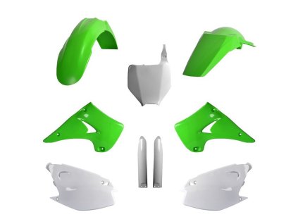 POLISPORT Sada plastov Kawasaki KX 125/250 '03 zelená OEM
