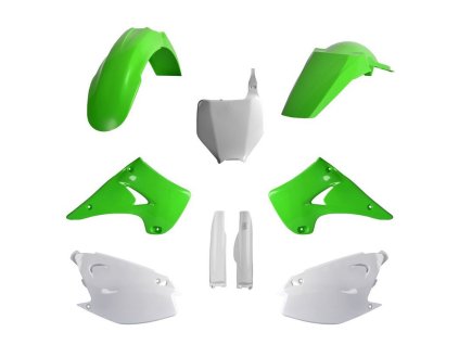 POLISPORT Sada plastov Kawasaki KX 125/250 '04-'08 zelená OEM