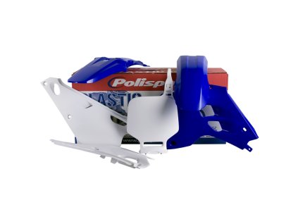 POLISPORT Sada plastov Yamaha YZ 80 '93-'01 modrá/biela OEM