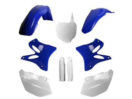 POLISPORT Sada plastov Yamaha YZ 125/250 '05 modrá/biela OEM