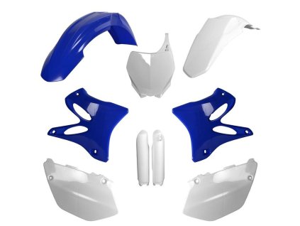 POLISPORT Sada plastov Yamaha YZ 125/250 '08-'14 modrá/biela OEM