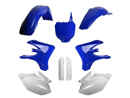 POLISPORT Sada plastov Yamaha YZ 250F '03-'04; YZ 450F '03-'04 modrá/biela OEM