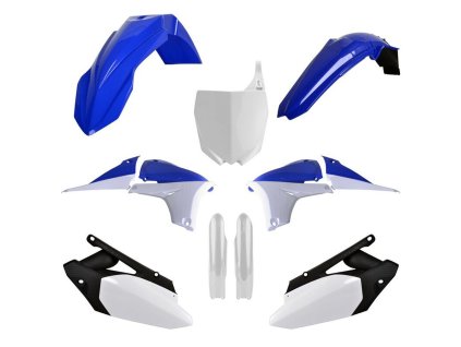 POLISPORT Sada plastov Yamaha YZ 450F '10-'13 modrá/biela OEM