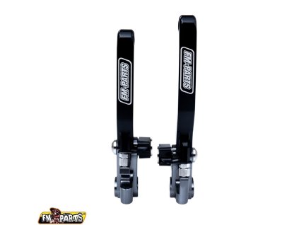 FM-PARTS Sada páčok spojky a brzdy Husqvarna TE/FE (22–24), GasGas EC (22–24) – čierna