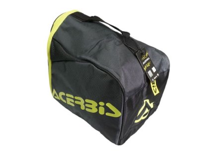 ACERBIS Set X-Linear: taška na čižmy, čierna/žltá + taška na prilbu, čierna/žltá neon + sada na čistenie prilby