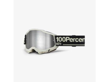 100% Okuliare Accuri 2 Glow – sivé/čierne, strieborné zrkadlové sklo