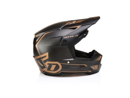 6D HELMETS Prilba CROSS/Enduro model ATR-3 Nova matná Bronze čierna/hnedá