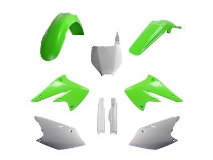 POLISPORT Sada plastov Kawasaki KX 250F '04-'05 zelená OEM