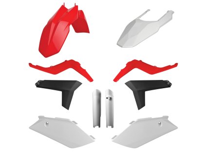 POLISPORT Sada plastov Gas Gas EC/EC-E 125 '12-'13; EC/EC-E 200 '12-'13; EC/EC-E 250 '12-'13; EC-EC-E 300 '12-'13; EC/EC-F '12-'13 červená/biela/čierna