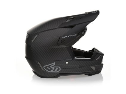 6D HELMETS prilba CROSS/Enduro model ATR-3 Solid matná čierna/sivá
